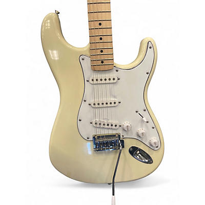 Used Squier Affinity Stratocaster Olympic White Solid Body Electric Guitar