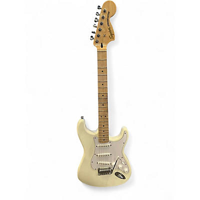 Used Squier Affinity Stratocaster Olympic White Solid Body Electric Guitar