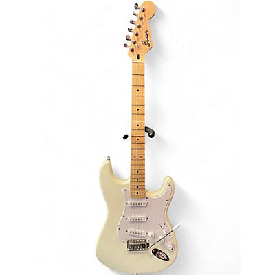 Used Squier Affinity Stratocaster Olympic White Solid Body Electric Guitar