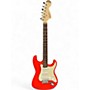 Used Squier Affinity Stratocaster Orange Solid Body Electric Guitar Orange