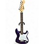 Used Squier Affinity Stratocaster Purple Solid Body Electric Guitar Purple