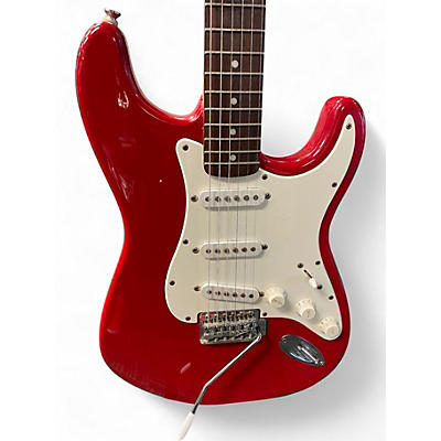 Used Squier Affinity Stratocaster RED Solid Body Electric Guitar