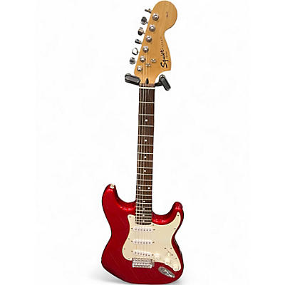 Used Squier Affinity Stratocaster Red Solid Body Electric Guitar