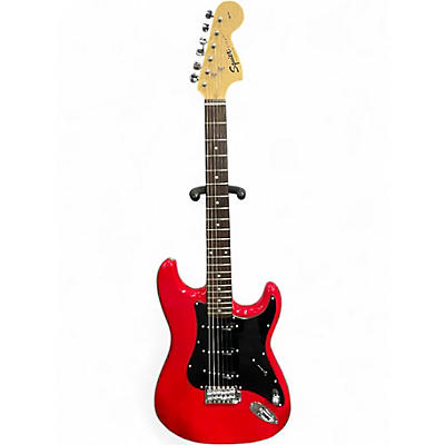 Used Squier Affinity Stratocaster Red Solid Body Electric Guitar
