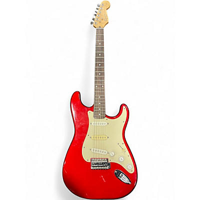 Used Squier Affinity Stratocaster Red Solid Body Electric Guitar