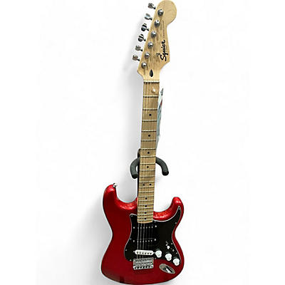 Squier Used Squier Affinity Stratocaster Red Sparkle Solid Body Electric Guitar