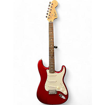 Used Squier Affinity Stratocaster Red Sparkle Solid Body Electric Guitar