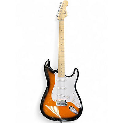 Used Squier Affinity Stratocaster SUNBURST Solid Body Electric Guitar