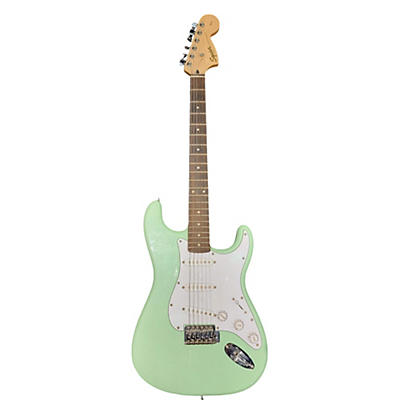 Squier Used Squier Affinity Stratocaster Seafoam Green Solid Body Electric Guitar