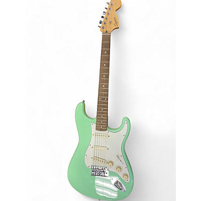 Squier Used Squier Affinity Stratocaster Seafoam Green Solid Body Electric Guitar