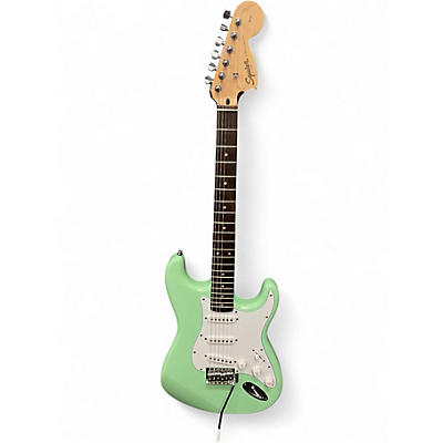 Used Squier Affinity Stratocaster Seafoam Green Solid Body Electric Guitar