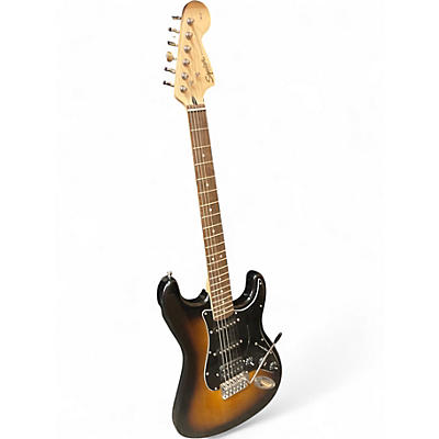 Used Squier Affinity Stratocaster Sunburst Solid Body Electric Guitar