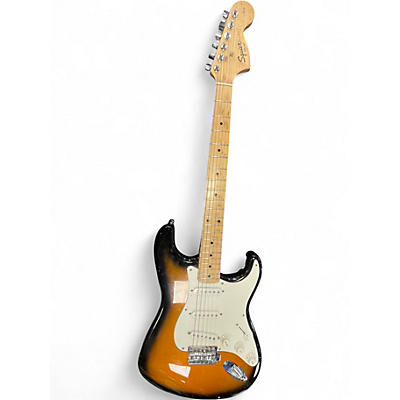 Used Squier Affinity Stratocaster Sunburst Solid Body Electric Guitar