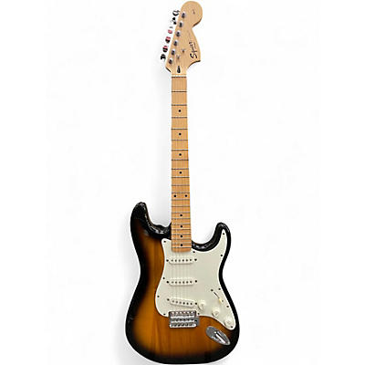 Used Squier Affinity Stratocaster Sunburst Solid Body Electric Guitar