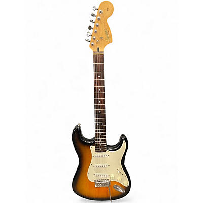 Used Squier Affinity Stratocaster Sunburst Solid Body Electric Guitar