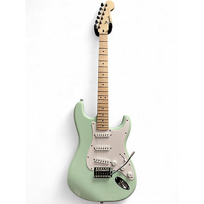 Used Squier Affinity Stratocaster Surf Green Solid Body Electric Guitar