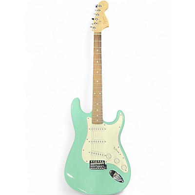 Used Squier Affinity Stratocaster Surf Green Solid Body Electric Guitar