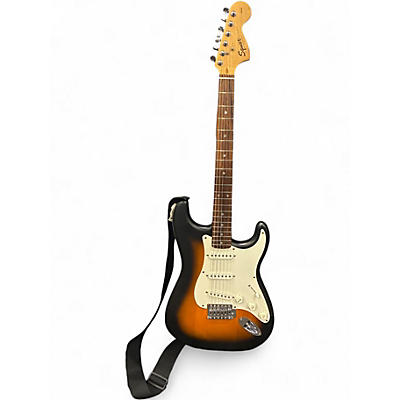 Used Squier Affinity Stratocaster Tobacco Burst Solid Body Electric Guitar