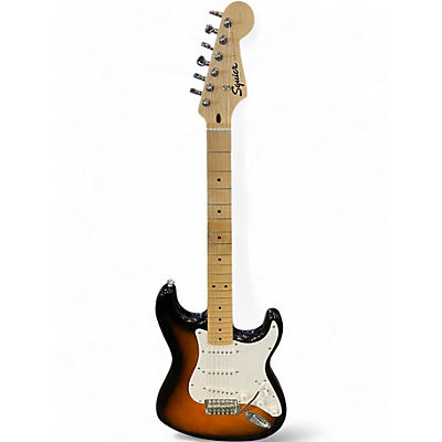 Used Squier Affinity Stratocaster Tobacco Sunburst Solid Body Electric Guitar