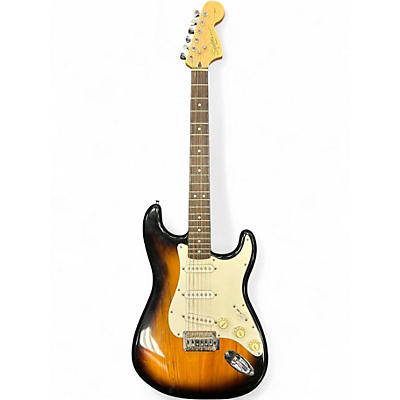 Used Squier Affinity Stratocaster Tobacco Sunburst Solid Body Electric Guitar