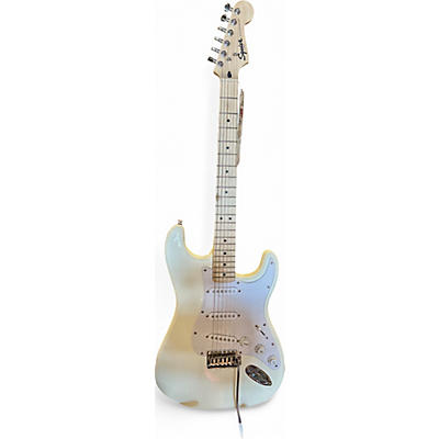 Used Squier Affinity Stratocaster White Solid Body Electric Guitar
