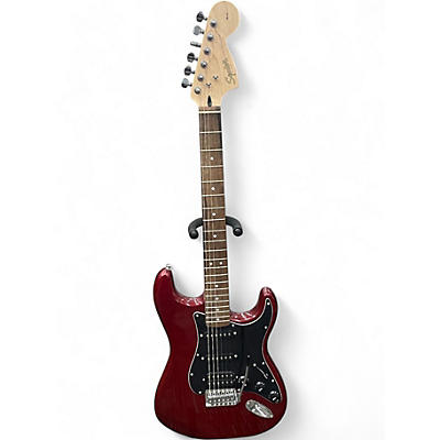 Used Squier Affinity Stratocaster crimson Solid Body Electric Guitar