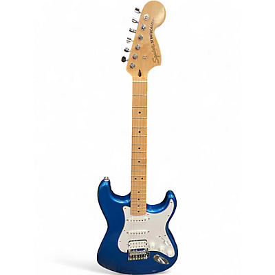 Used Squier Affinity Stratocaster hss Blue Solid Body Electric Guitar