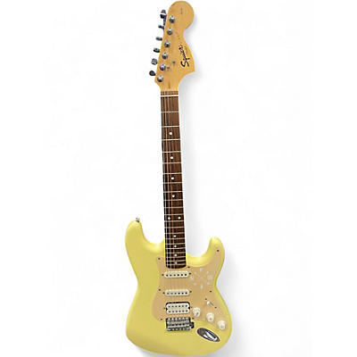 Used Squier Affinity Stratocaster yellow Solid Body Electric Guitar