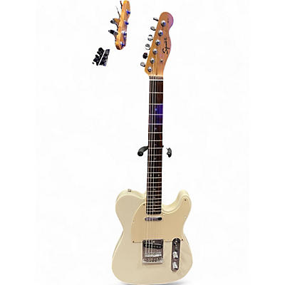 Used Squier Affinity Telecaster Alpine White Solid Body Electric Guitar