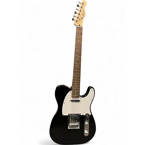 Used Squier Affinity Telecaster Black Solid Body Electric Guitar Black