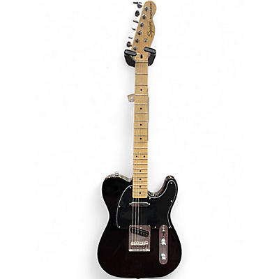 Used Squier Affinity Telecaster Black Solid Body Electric Guitar
