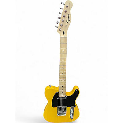 Used Squier Affinity Telecaster Blonde Solid Body Electric Guitar