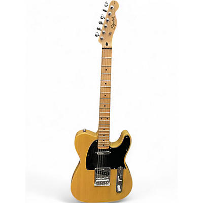 Used Squier Affinity Telecaster Blonde Solid Body Electric Guitar