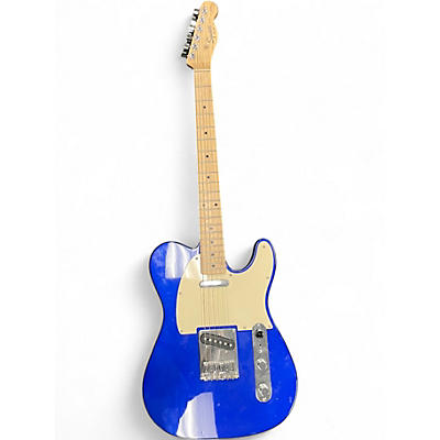Used Squier Affinity Telecaster Blue Solid Body Electric Guitar