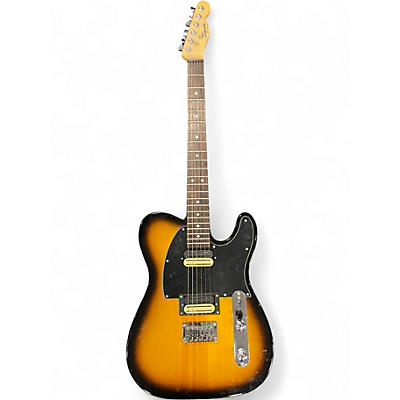 Used Squier Affinity Telecaster Deluxe 2 Tone Sunburst Solid Body Electric Guitar