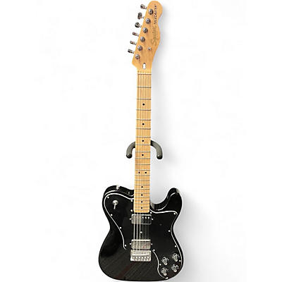 Used Squier Affinity Telecaster Deluxe Black Solid Body Electric Guitar