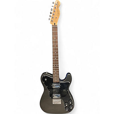 Used Squier Affinity Telecaster Deluxe Charcoal Frost Metallic Solid Body Electric Guitar