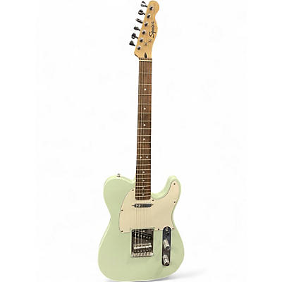 Used Squier Affinity Telecaster Green Surf Solid Body Electric Guitar