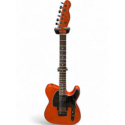 Used Squier Affinity Telecaster HH Metallic Orange Solid Body Electric Guitar