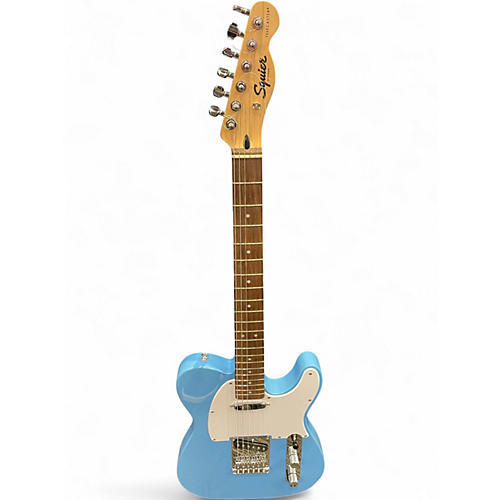 Used Squier Affinity Telecaster Ice Blue Metallic Solid Body Electric Guitar Ice Blue Metallic