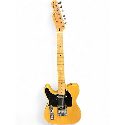 Used Squier Affinity Telecaster Left Handed Butterscotch Blonde Electric Guitar
