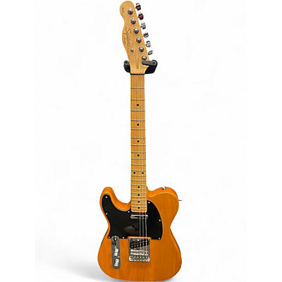 Used Squier Affinity Telecaster Left Handed Honey Blonde Electric Guitar