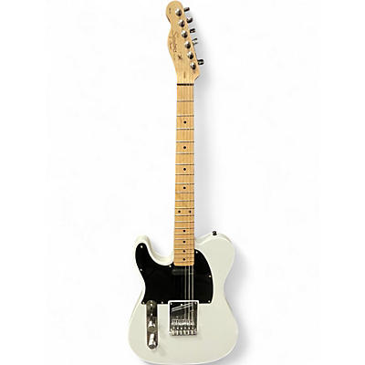 Used Squier Affinity Telecaster Left Handed White Electric Guitar