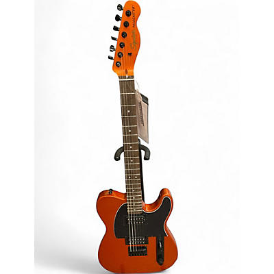 Used Squier Affinity Telecaster Metallic Orange Solid Body Electric Guitar