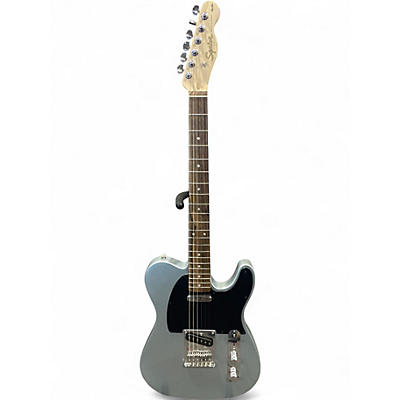 Used Squier Affinity Telecaster Metallic Silver Solid Body Electric Guitar
