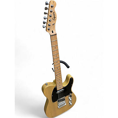 Used Squier Affinity Telecaster Natural Solid Body Electric Guitar