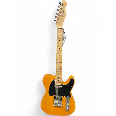 Used Squier Affinity Telecaster Natural Solid Body Electric Guitar