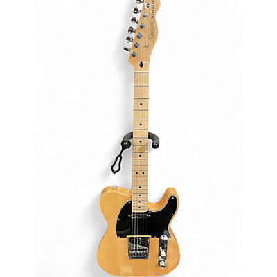 Used Squier Affinity Telecaster Natural Solid Body Electric Guitar