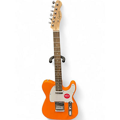 Used Squier Affinity Telecaster ORANGE Solid Body Electric Guitar