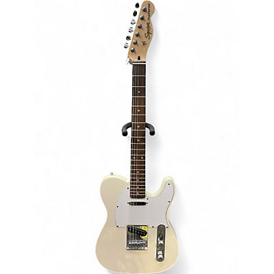Used Squier Affinity Telecaster Olympic White Solid Body Electric Guitar